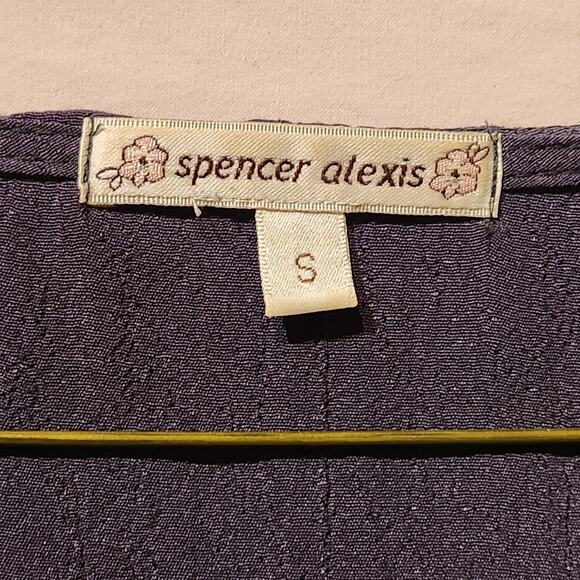 Vintage 1990s Sz S Velvet Burnout Dark Romantic Phoebe Buffay Top & Skirt Set - Picture 11 of 16